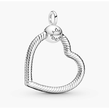 Pandora Sterling Silver Beaded Open Heart Charm 797516