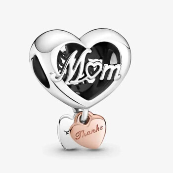 Pandora Rose Heart Sterling Silver Double Dangle 790086C00 ...