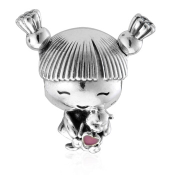 Sterling Silver Little Girl Charm