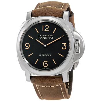Panerai Pre-owned Panerai Luminor 1950 Power Reserve Black Dial