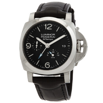 Luminor BiTempo Automatic Black Dial Men's Watch PAM01360