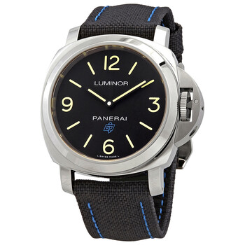 Luminor Black Dial Black Canvas Men's Watch PAM00774