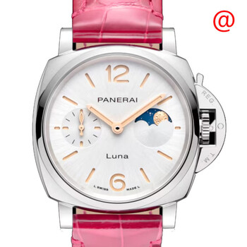 Luminor Due 38mm Automatic Moon Phase White Dial Ladies Watch PAM01557