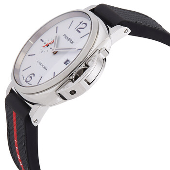 Luminor Due 42mm Luna Rosa Automatic White Dial Watch PAM01673