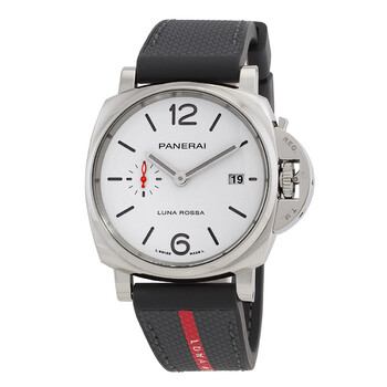 Luminor Due Luna Rossa Automatic White Dial Men's Watch PAM01381