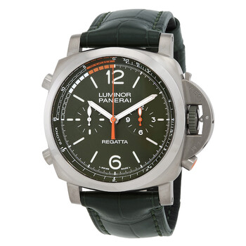 Luminor Regatta Chronograph Automatic Green Dial Men's Watch PAM01299