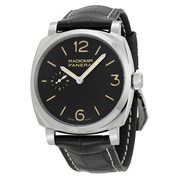 Radiomir 1940 Hand Wound Black Dial Black Leather Men's Watch PAM00512 Radiomir 1940 Hand Wound Black Dial Black Leather Men's Watch PAM00512