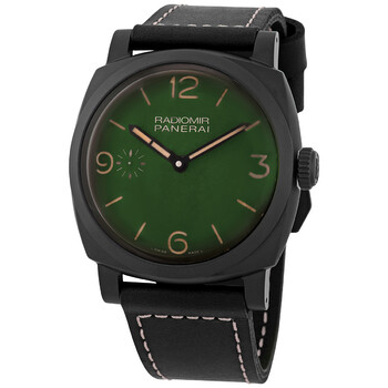 Radiomir 48MM Hand Wind Military Green Dial Ceramic Men's 48 mm Watch PAM00997