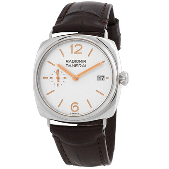 Panerai Radiomir Officine 45mm Hand Wind White Dial Men's Watch
