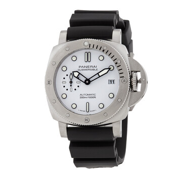 Submersible Bianco 42 Automatic White Dial Men's Watch PAM01223