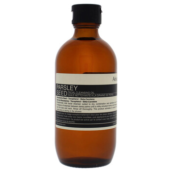 Parsley Seed Facial Cleansing Oil by Aesop for Unisex - 6.8 oz Cleanser 9319944001815 Parsley Seed Facial Cleansing Oil by Aesop for Unisex - 6.8 oz Cleanser 9319944001815