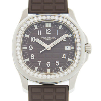 Aquanaut Quartz Diamond Brown Dial Ladies Watch 5067A-023