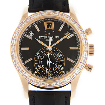 Complications Chronograph Annual Calendar Automatic Gold Diamond Men's Watch 5961R-010