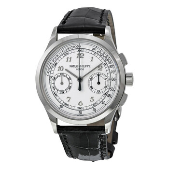 Complications Chronograph Silvery White Dial Men's Watch 5170G-001