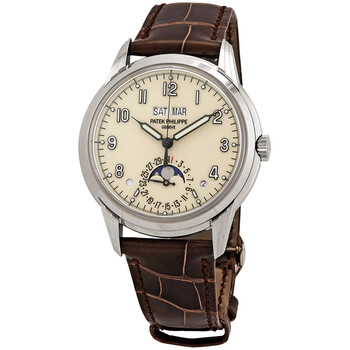 Grand Complications Lacquered Cream Dial Automatic Men's Perpetual Calendar Watch 5320G-001