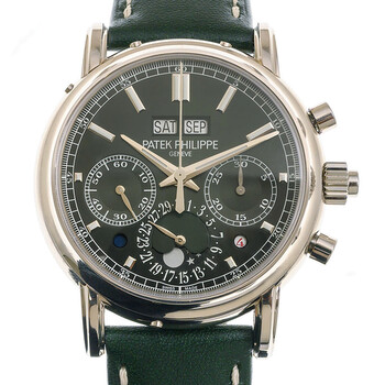 Grand Complications Perpetual Chronograph Hand Wind Green Dial Men's Watch 5204G-001