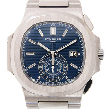 40Th Anniversary Nautilus Chronograph Diamond Blue Dial Men's Watch 5976-1G-001