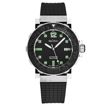 Paul Picot C-Type Automatic Chronometer Black Dial Men's