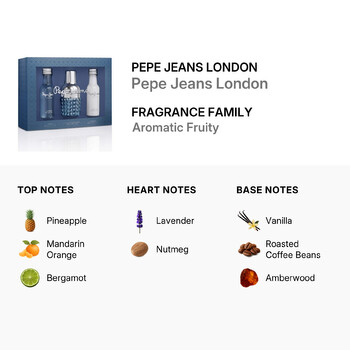 Men's Pepe Jeans London 3pc Gift Set Fragrances 8436581942095