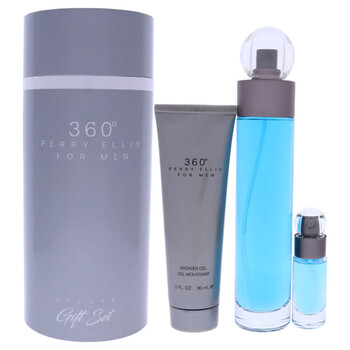 Men's 360 Degrees for Men EDT Gift Set Fragrances 844061012868 Men's 360 Degrees for Men EDT Gift Set Fragrances 844061012868