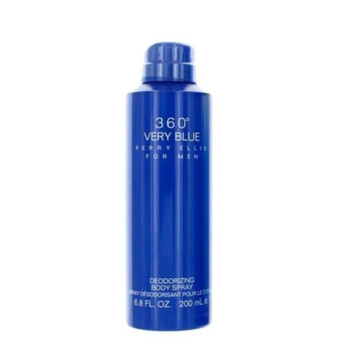 Men's 360 Very Blue Body Spray 6.8 oz Fragrances 844061014978