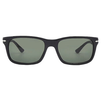 Persol Green Square Unisex Sunglasses PO3313S 95/31 55