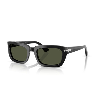 Green Rectangular Unisex Sunglasses PO3367S 95/31 54