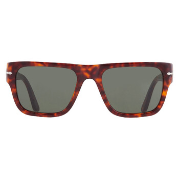 Green Square Unisex Sunglasses PO3348S 24/31 55
