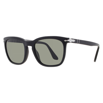 Polarized Green Square Unisex Sunglasses PO3193S 95/58 55