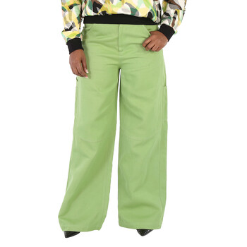 Loewe High Waisted Cotton Pants, Brand Size 38 (US Size 6