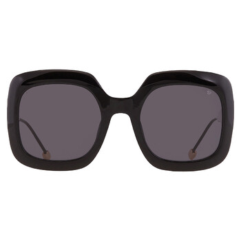 Tom Ford Goldie Smoke Rectangular Ladies Sunglasses FT1092