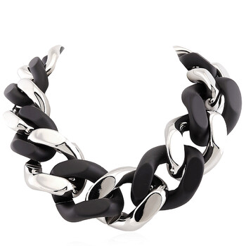 Metal And Resin Chunky Chain Necklace PAAA-UGB0004-PXV001N-0291