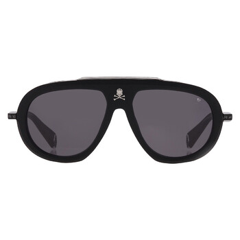 Philipp Plein Gunmetal Shield Men