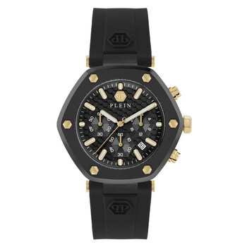 Philipp Plein The Hexagon Chronograph Quartz Black Dial Men's
