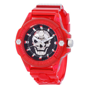 The Skull Quartz Black Dial Men's Watch PWWAA0223