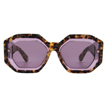 Violet Geometric Ladies Sunglasses SPP098M 0778 53