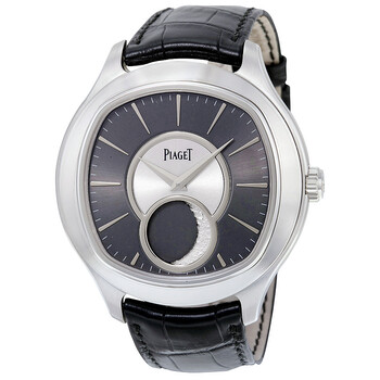 Emperador Cushion-Shaped Moon Phase Automatic 18kt White Gold Men's Watch GOA34021