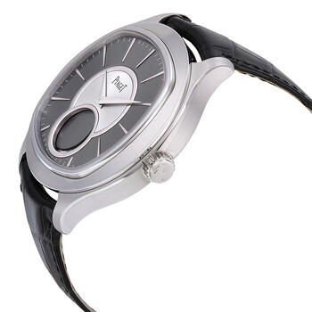 Emperador Cushion-Shaped Moon Phase Automatic 18kt White Gold Men's Watch GOA34021