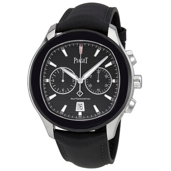 Polo S Black Horizontal Dial Automatic Men's Chronograph Watch G0A42002