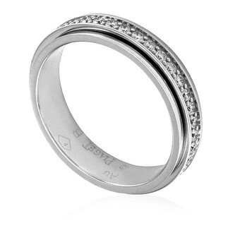 Possession 18k White Gold .56 CT Diamond Wedding Ring