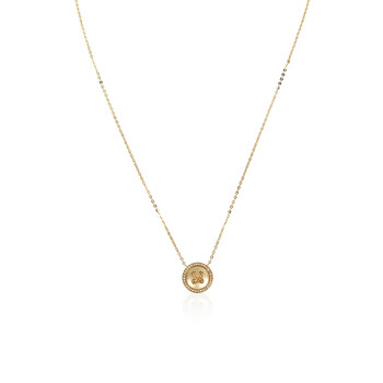 ★SWAROVSKI★ Bella Gold Tone Drop Necklace 5662091 Swarovski Ladies Bella Gold-Tone Plated Round Cut V Pendant