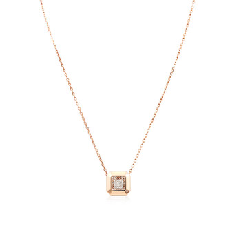 Swarovski Ladies Pink Millenia Necklace 5614933 191453165054