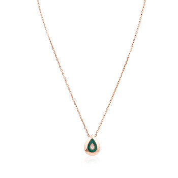 ★【極美品】SWAROVSKI Stilla ペンダント 5648751 Stilla pendant, Pear cut, Green, Gold-tone plated | Swarovski