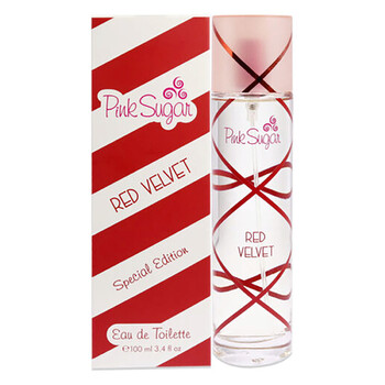 Pink Sugar Red Velvet / Aquolina EDT Spray Special Edition 3.4 oz (100 ml) (W) 8054609780575