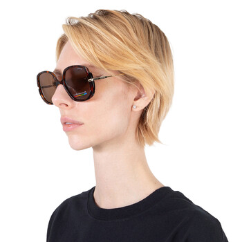 Bronze Butterfly Ladies Sunglasses PLD 6181/S 0086/SP 53