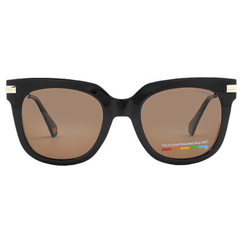 Bronze Square Ladies Sunglasses PLD 6180/S 0807/SP 51