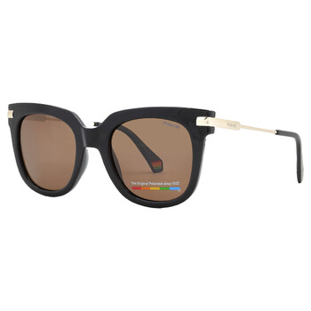 Bronze Square Ladies Sunglasses PLD 6180/S 0807/SP 51