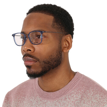 Demo Rectangular Men's Eyeglasses PLD D384/G 0XW0 51
