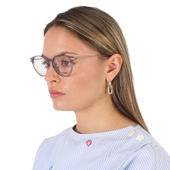 Demo Round Ladies Eyeglasses PLD D374/G 0789 51