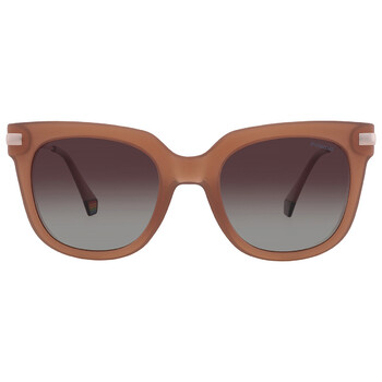 Polarized Brown Square Ladies Sunglasses PLD 6180/S 0L7Q/LA 51